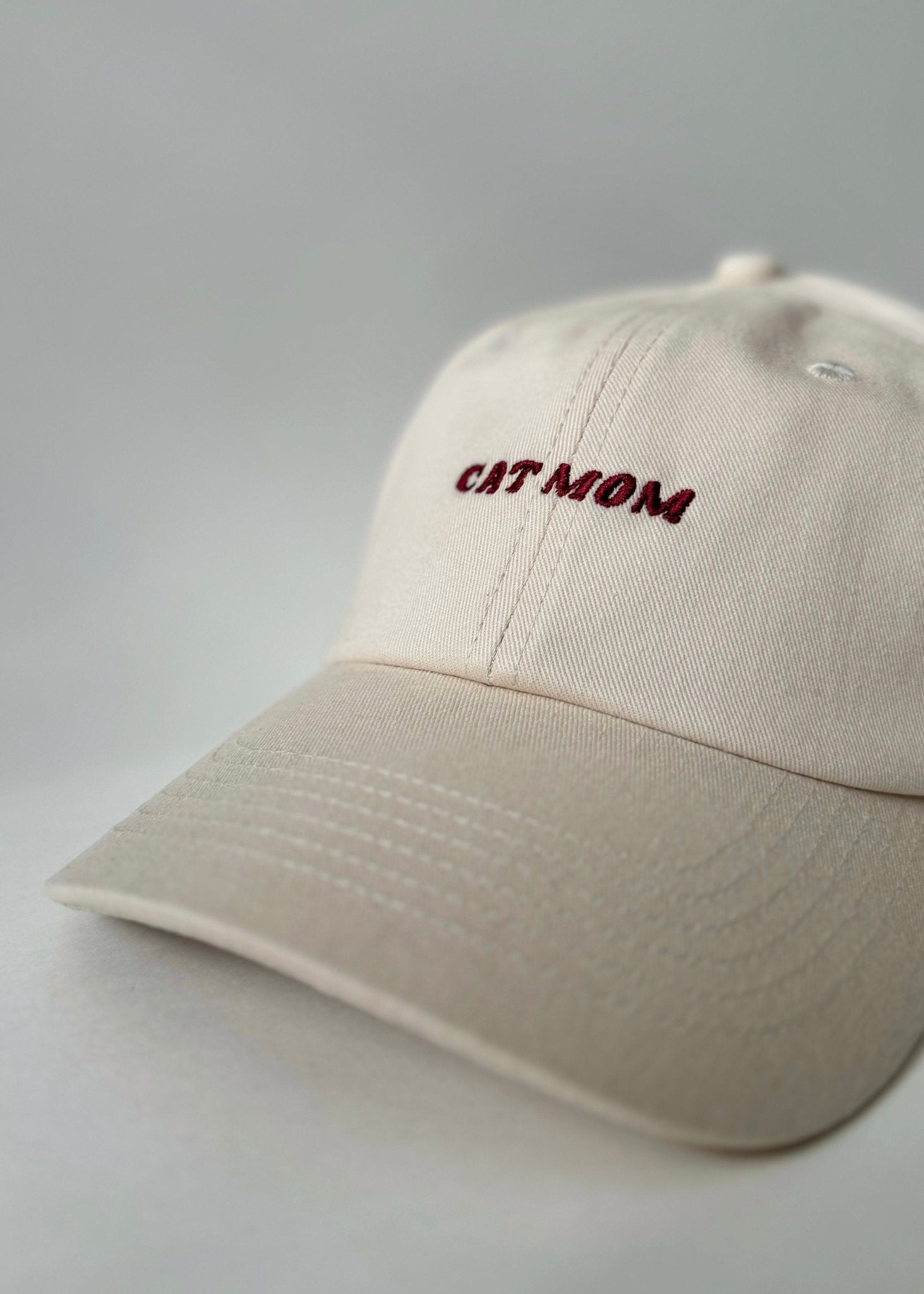 Cat Mom Cap - Cream - PawPal